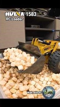 HUINA 1583 Wheel Loader. Test after cleaning.