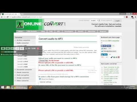Convert Video To MP3 Online - With Audio Online Convert