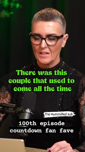 'The Mummified Sub' Another 100th ep fan fave! Linktr.ee/thepaddedcellpodcast #flash #sparks #submissive #dominatrix #dominant #bdsm #PodcastReel #FanFavorite #mummified #mummification #fetish | The Padded Cell Podcast