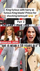 King furious with harry as furious King blasts’ Prince for shocking betrayal! | Breaking news