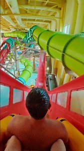 Indoor Water Coaster in Oklahoma City #shorts #OKANA #waterpark