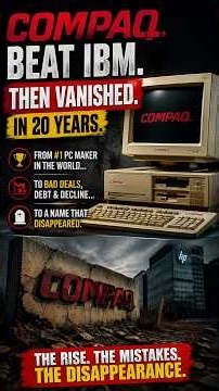 Why Did Compaq Actually Fail? #business #techhistory #shorts