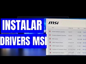 Cómo Instalar Drivers MSI en Laptops o PCs | Gráficos, Red, Audio y Más