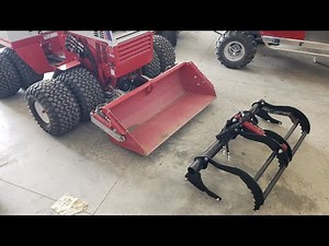 Installing A Grapple On A Ventrac Power Bucket!