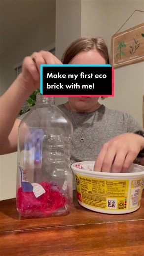 Learn how to make eco bricks with me!! More to come, thanks for the inspo @Maria 🥰🥰 #ecobricks #recycle #upcycle #reuse #recyclingtips #recycling101 #recycling #upcycling #eco #ecotok #ecobrick #ecobricking #zerowaste #lowwaste #zerowastekitchen #lowwastekitchen #zerowastelasvegas #lasvegas #vegas #zerowastestore #refillstore