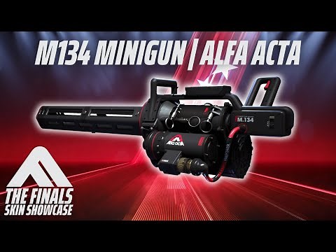 M134 MINIGUN ALFA ACTA MINIGUN Skin Showcase | The Finals Season 6 That's Clever Set