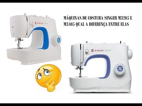Conheça a Diferença Dos Modelos de Máquinas de Costura Singer M3205 e Singer M3405