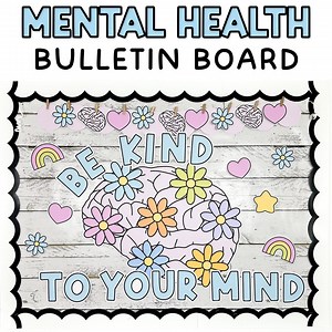 Mental Health Bulletin Board for Mental Health Awareness Month, World Mental Health Day, and Mental Health Awareness Week - Etsy