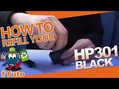 HP 301 Black Cartridge : How To Refill The Cartridge