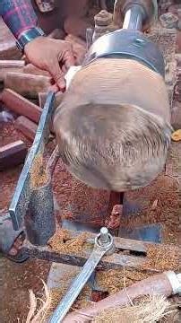 Handcrafted Woodturning Box with Natural Texture