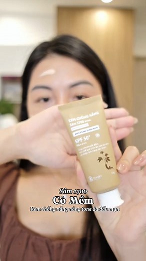Chống nắng nâng tone cực đẹp dành riêng cho da dầu mụn 👉 Trải nghiệm ngay Kem chống nắng Sâm 1700 Cỏ Mềm nào!! #Kemchongnang #Sam1700 | Cỏ Mềm - Thay thế hóa chất độc hại