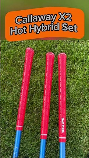 FOR SALE 198.47$ Callaway X2 Hot Hybrid Set 4H 5H 6H with Headcovers RH Graphite Golf Clubs