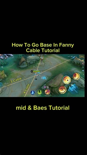 How To Go base In Fanny Tutorial mobile legends #ml2b #mlbbfanny #fannymlbb #mobilelegends #shorts