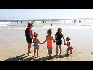 The little girls first time at the beach! Plus a couple of recipes
