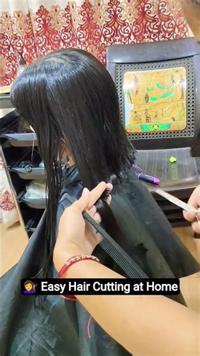 Perfect Hair Cut in Minutes/Baby Girl Hair Cutting Step by Step/Easy Baby Girl Haircut Tutorial✨