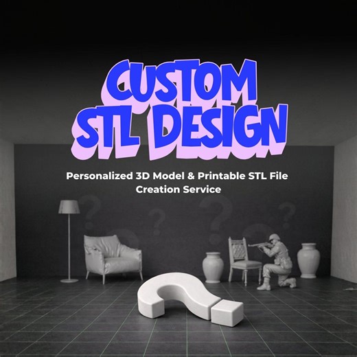 Custom STL Design – Personalized 3D Model & Printable STL File Creation Service - Etsy