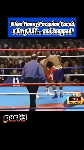 Manny Pacquiao's Intense Reaction in Boxing Match