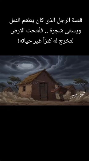 قصة الرجل الذى كان يطعم النمل ويسقى شجرة ظنوها ميتة ... ففُتحت الارض لتخرج له كنزاً غير حياته! الجزء الثالث 👌❤️ اتمنى لكم مشاهدة ممتعه ❤️🙏 #trending #viral #fyp #foryoupagе #حكايات