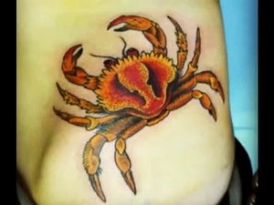 Crab Tattoos - Zodiac Cancer Designs