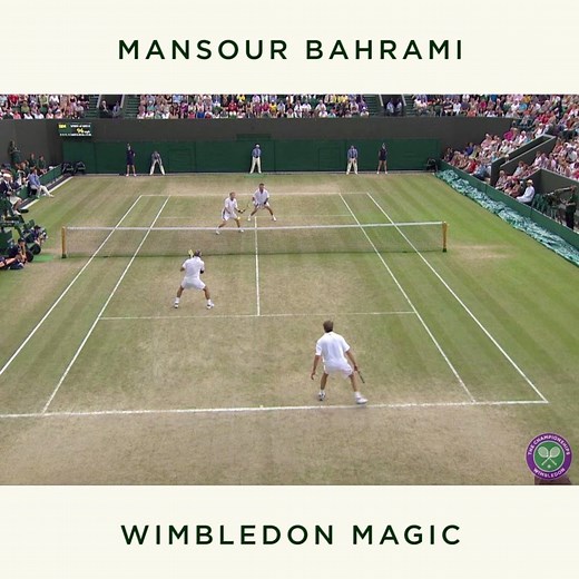 1.9M views · 8.5K reactions | There's nobody quite like Mansour Bahrami... #Wimbledon | Wimbledon | Facebook