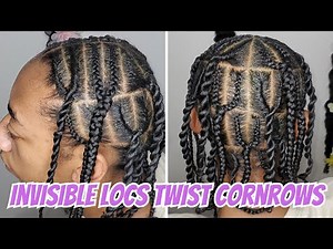 Step-by-Step Guide: Men's Invisible Loc Twists and Braids Hairstyle