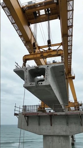 How Launching Gantry Cranes Build Bridges Over the Ocean (Segmental Girder Method)