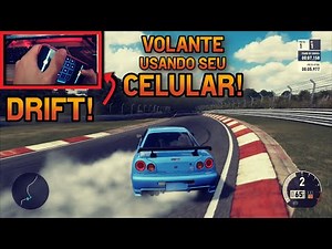 VOLANTE PARA PC - COMO USAR O SEU CELULAR COMO VOLANTE! 2021