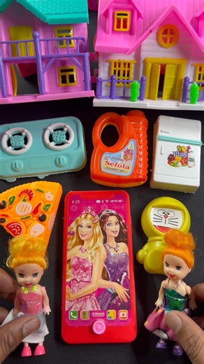 Beauty and Kitchen Playset l miniature cooking play set l asmr toys sound l doctor set