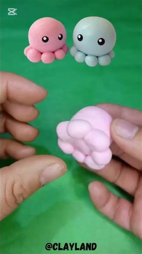 Clay Octopus Creation 🐙 | Relaxing Video #clayoctopus #clayart #plasticine #claymodeling #handmade