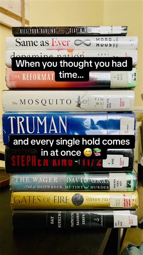 POV: The library gods conspired against me. #LibraryHaul #TBRProblems #BookTok #TooManyBooksNotEnoughTime