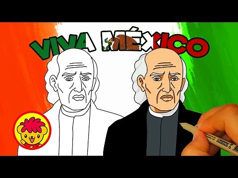 Como Dibujar✍️ a Miguel Hidalgo y Costilla 🎉Dibujos🎨De La Independencia De México🇲🇽