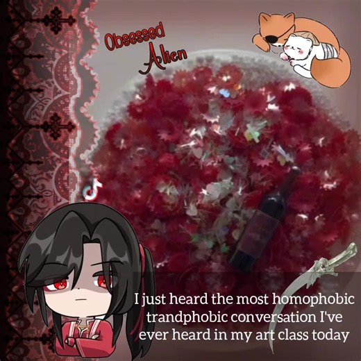I just heard the most homophobic trandphobic conversation I've ever heard in my art class today Another late/rushed post sorry ----------------- #xyzabc #slime #rant #asmr #viral ------------------ Words: Wei Wuxian Wei Ying Lan Zahn Lan Wangji Hua Cheng San Lang Xie Lian Qu rong Night touring green ghost MDZS The Grandmaster of Demonic Culture TGCF Heaven Official's Blessing MXTX