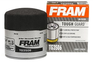 FRAM Tough Guard TG3506, Motor Oil Filter, 15K Miles, Replacement Oil Filters, Fit for Selected Vehicles