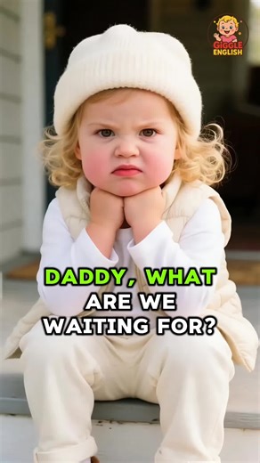 Learn English through daily life || Daddy, why does Mommy take so long to get ready? #giggleenglish #learnenglish #englishkid #fyp #english