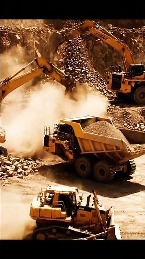 Epic Mining Operations: See Heavy Equipment in Action! 💥👷