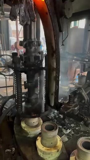 Glass Manufacturing Process in a Factory at Extreme Level