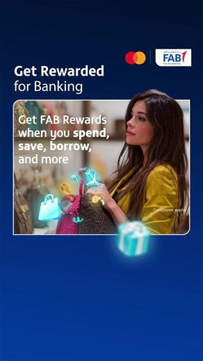 15K views · 32 reactions | With FAB Rewards, get rewarded across your banking. Sign up and earning is automatic, and Rewards get instantly credited to your account. Enjoy more options to earn and redeem than any other bank. Add cashback to your account or credit card, get bonus Rewards on Amazon.ae, redeem for online shopping, and even win prizes in our games. Isn’t it time to join a more rewarding bank? | FAB | Facebook