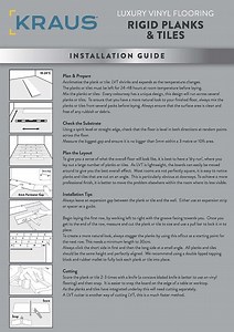 Kraus Installation Guide - Kraus Flooring