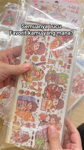 8 motif stiker lucu semua favorit kamu yang mana #sticker #journal #lucu #aesthetic #cute #washitape