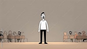 An animated visualization of computed tomography CT scanning, highlighting the rotation of an Xray beam around the head and the detection of Xray signals Psychology art concept