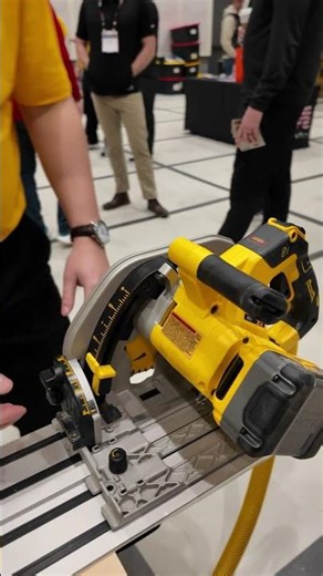 First look at the all-new ‪@dewalttv‬ DEWALT XR track saw at the JLC Live 2026 event.