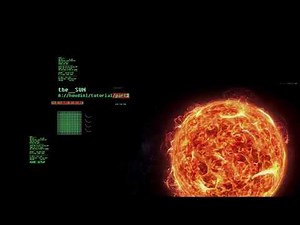 THE SUN - a Houdini tutorial part 2