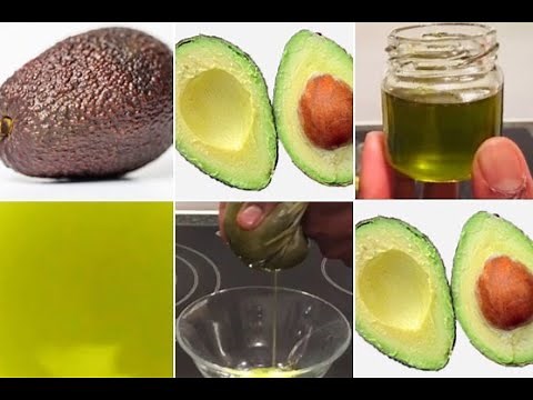 How To Make Cold Pressed Avocado Oil. Easy To Prepare.