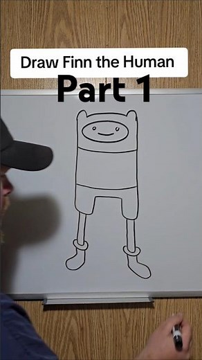 How to draw Finn from adventure Time
