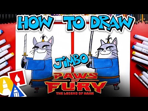 How To Draw Jimbo From Paws Of Fury