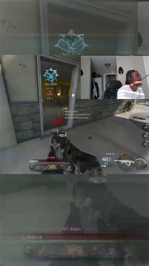 FPS gameplay with facecam reaction 😱 #gaming #streamer #callofduty