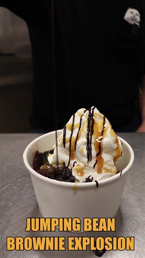 Jumping Bean presents to you, the Brownie Explosion!! #jumpingbean #desert #coffee