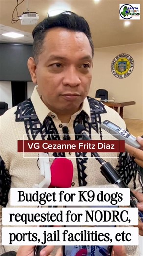 Vice Gub pushes for budget allocation in the acquisition of K9 dogs for NODRC, jails, ports, etc | Balita Karon Negros