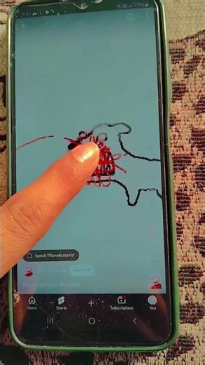 Put Finger here #tutorial #flipnote