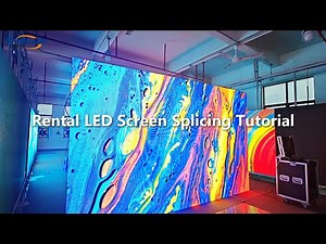 Tutorial on Splicing Different Sizes of Rental LED Screens | EagerLED LED Display Factory